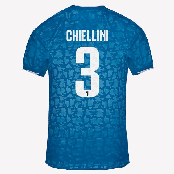Maillot Football Juventus NO.3 Chiellini Third 2019-20 Bleu